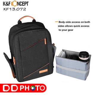 K&amp;F Concept 13.072 DSLR Camera Travel Multi-functional Backpack กระเป๋ากล้อง เป้สะพายหลัง