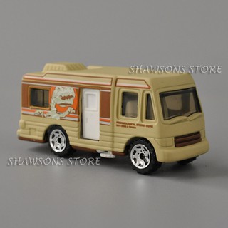 โมเดลรถเหล็กสำหรับเด็กของเล่น MATCHBOX 1:64 Truck Camper RV Vehicle