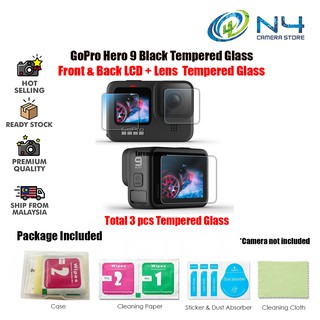 Gopro Hero9 Black Hero 9 Hero 8 LCD กระจกนิรภัย บางเฉียบ LCD ออปติคอล กระจกกันรอยหน้าจอ ฟิล์มนิรภัย