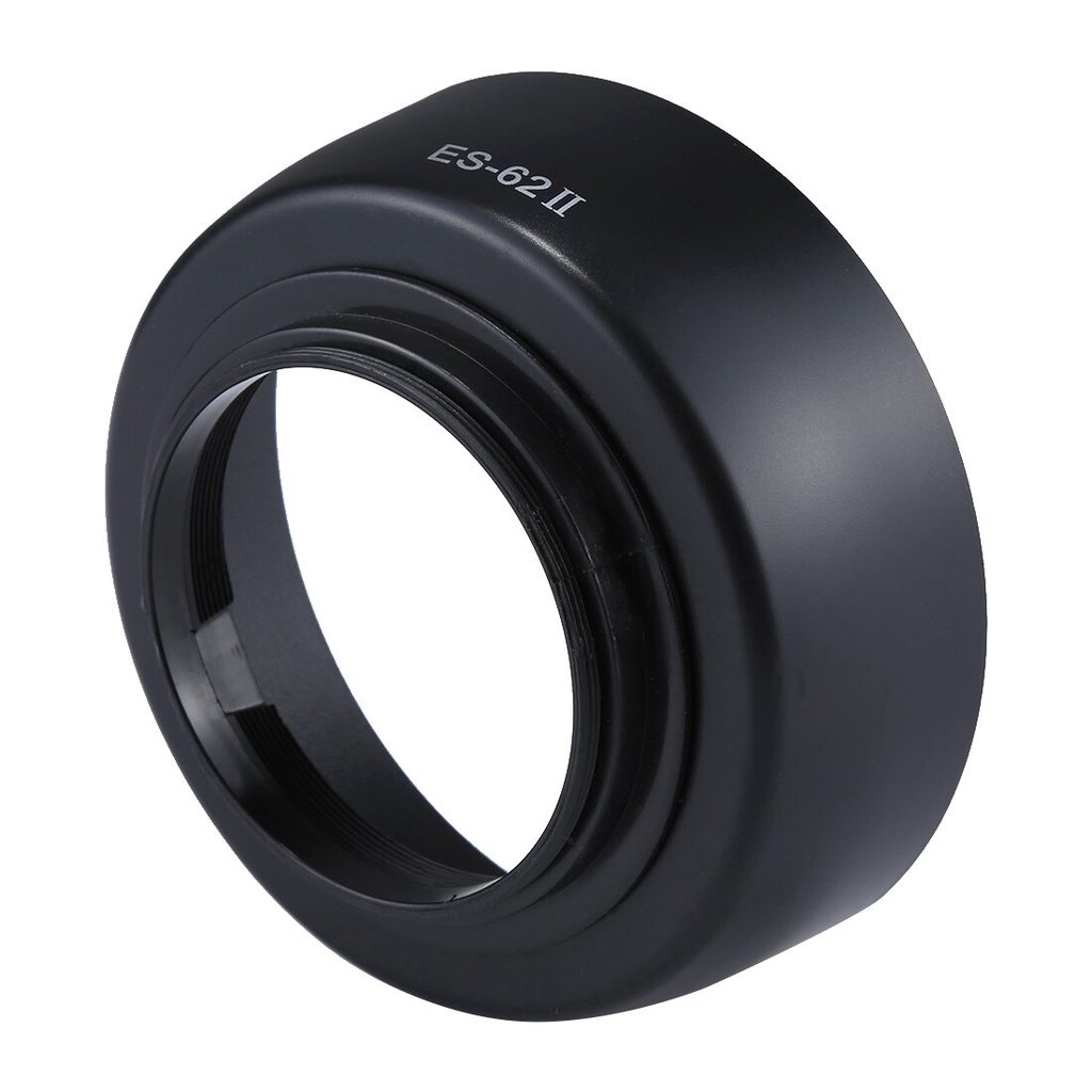 Lens Hood ES-62 II For Canon EF 50mm F1.8‎ II (ทรงดอกไม้)/ทรงกระบอก"