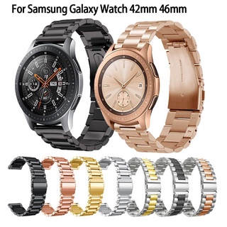 สาย samsung galaxy watch 46mm สายนาฬิกาข้อมือ สแตนเลส สำหรับ galaxy watch 46mm 42mm นาฬิกาสมาร์ท