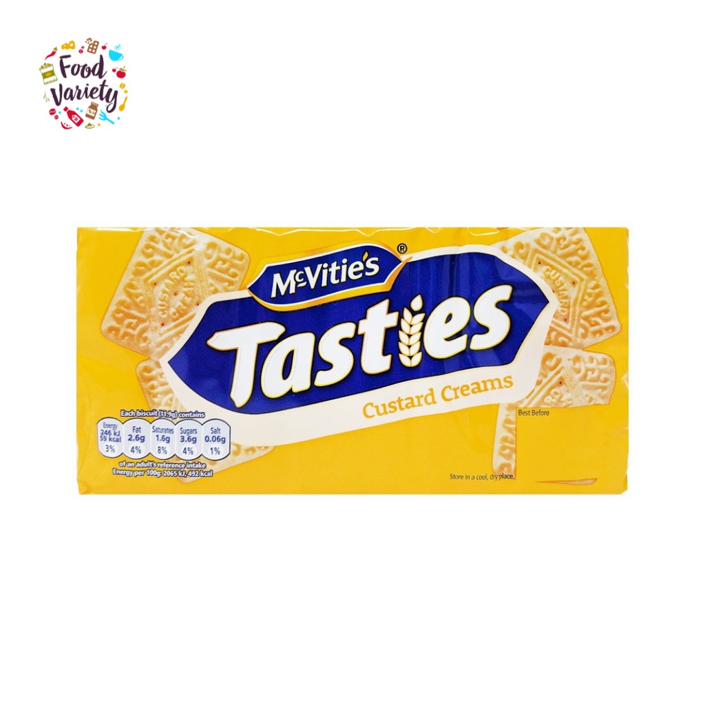 [BestBefore 14Feb2026] McVities Tasties Custard Creams 300g