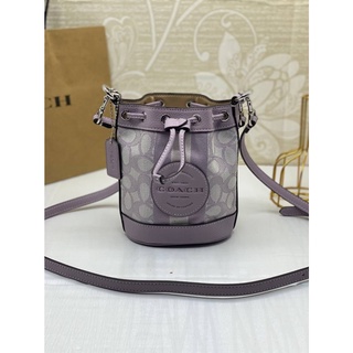 COACH DEMPSEY DRAWSTRING BUCKET 15 BAG