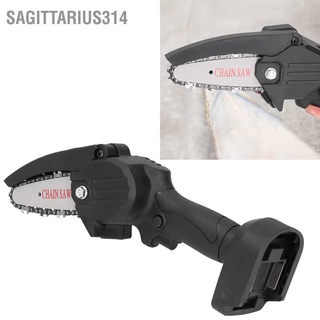 Sagittarius314 เลื่อยโซ่ไฟฟ้าไร้สาย ขนาดเล็ก สีดํา แบบชาร์จไฟ Ac100‐240V สําหรับงานไม้