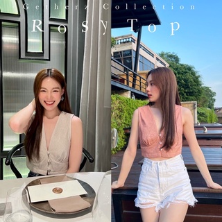 หมดแล้วไม่ทำเพิ่มทุกสี  ผ้าหมดค้า🥹Getherz Collection |🍽 Rosy Top มี 4 สี