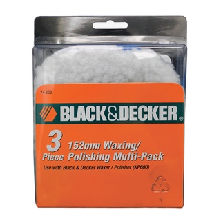 Chaixing Home ชุดขนแกะพร้อมฟองน้ำสำหรับเครื่องขัดเงา BLACK&amp;DECKER รุ่น 74-603