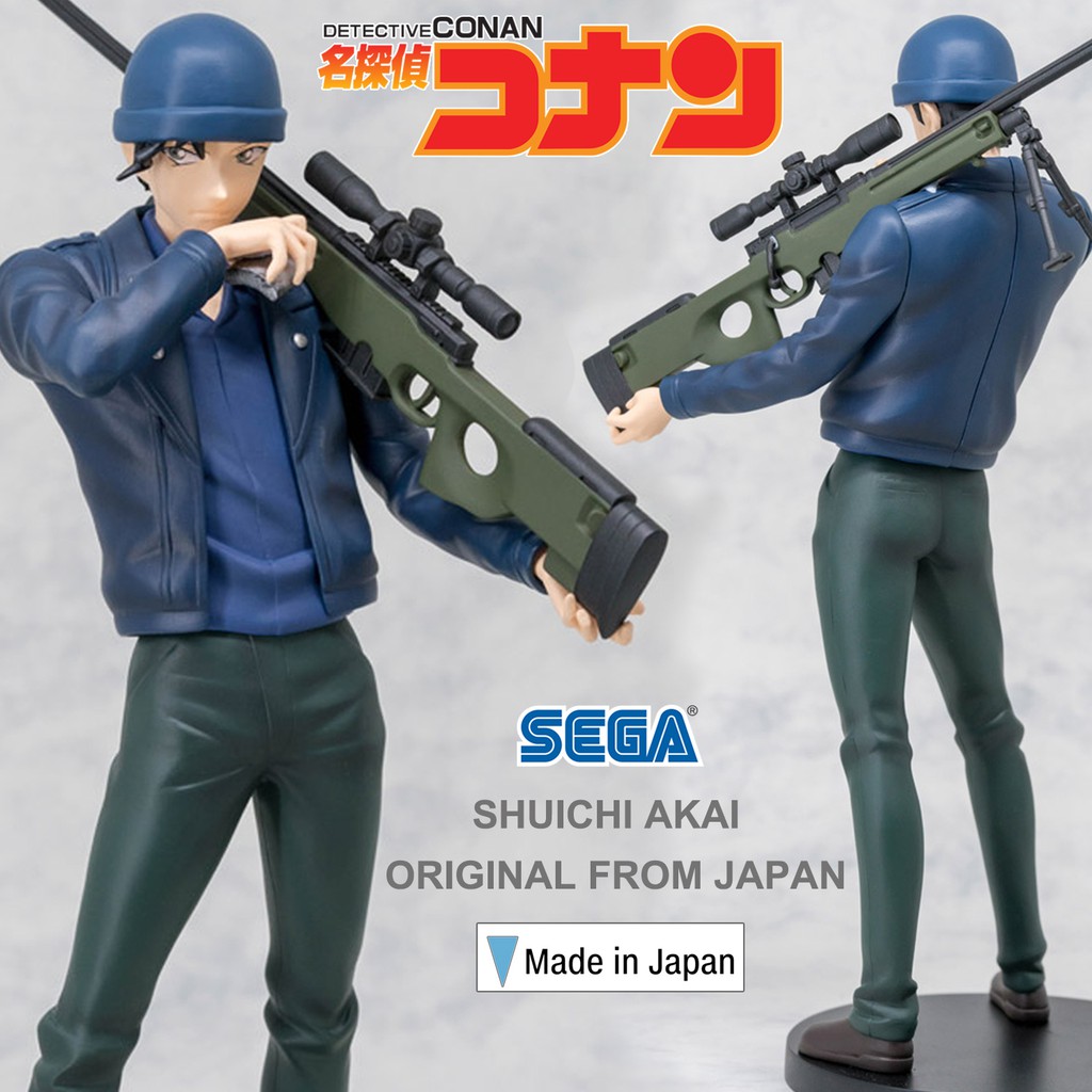 Figure งานแท้ Original ฟิกเกอร์ Sega Detective Conan Series 4 ยอดนักสืบจิ๋ว โคนัน Shuichi Akai ชูอิจ