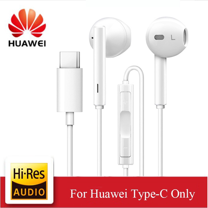 Huawei หูฟัง หัวแจ็ค usb Type C รุ่น Huawei Nova 5T P30 P20 Pro