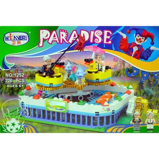 ProudNada Toys ของเล่นเด็กชุดตัวต่อเลโก้สวนสนุก WINNER PARADISE NO.1243,1252,1253