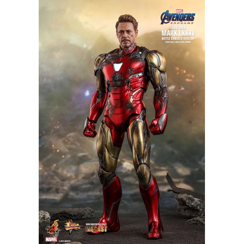 Hot Toys Iron Man Mark LXXXV MK85 Damage Normal Version  Avengers Endgame Figure Toy