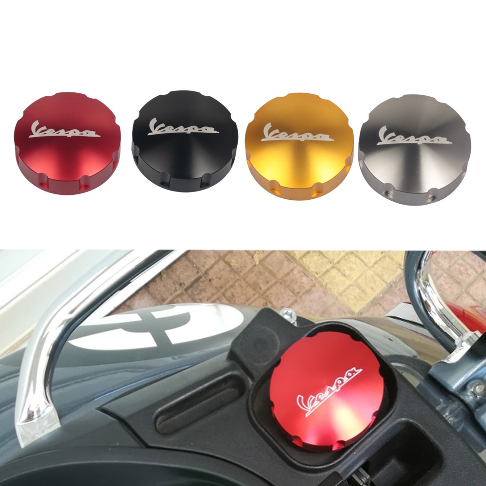 สําหรับ Vespa gts 300 250 sprint px lx primavera 150 รถจักรยานยนต์ถังน้ํามันเชื้อเพลิงฟิลเลอร์น้ํามันฝาครอบอุปกรณ์เสริม