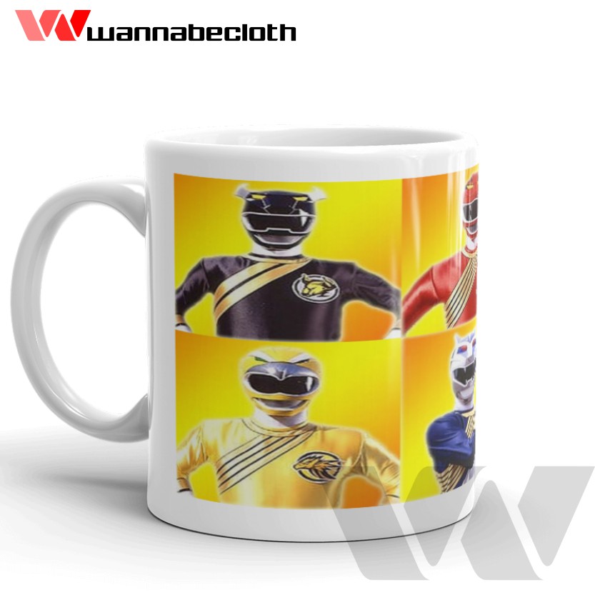 Power Rangers แก้ว Power Rangers แก้วคอลเลกชันของขวัญของที่ระลึกแก้วเด็ก Superhero Power Rangers v7