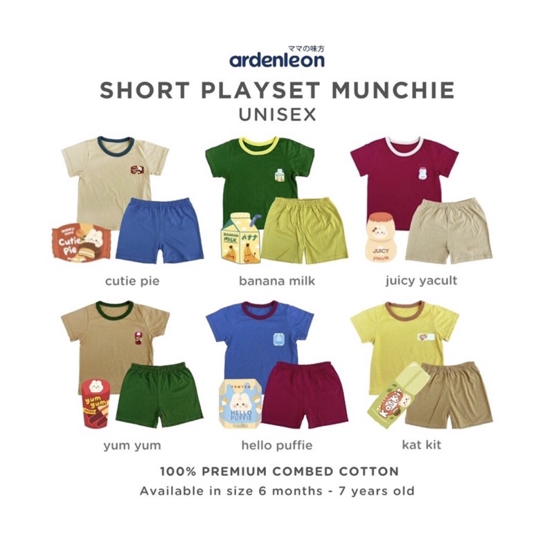 Ardenleon Kids Munchie Short Playset