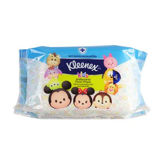 ทิชชู่เปียก ผ้าเช็ดทำความสะอาด KLEENEX ANTI BAC แพ็ค 50 แผ่น ตัวช่วยในการทำความสะอาดผิว และสิ่งของต่างๆ