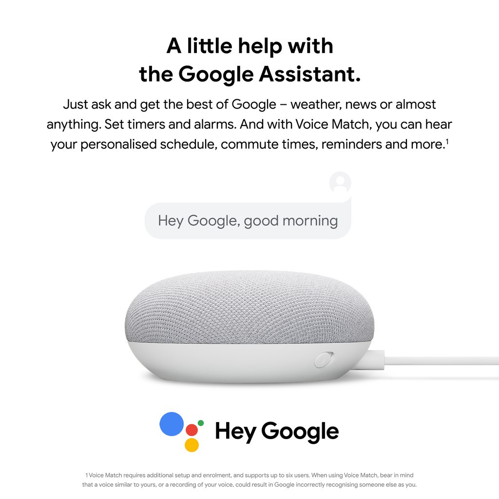 hotGoogle Nest Mini 2nd Gen Smart Speaker Google Assistant Spotify ...