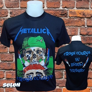 เสื้อวง Metallica วงร็อค ไม่มีตะเข็บข้าง คอฟิต ป้ายUSA เสื้อวินเทจ เสื้อทัวร์ วงดนตรีร็อคต่างประเทศ