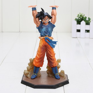 16cm Anime Akira Toriyama Dragon Ball Z Son Goku Spirit Bomb Ver. Battle PVC Action Figure Collectible