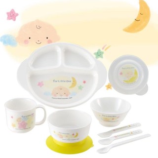 Richell Feeding Set ถ้วยข้าวเด็ก จานข้าวเด็ก จานแบ่งช่อง จานหลุมทานข้าวเด็ก ริเชล