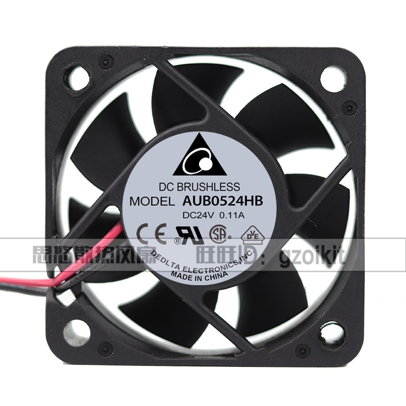 AFB0524HB 5015 24V 0.11 A 5 ซม./ซม.อินเวอร์เตอร์พัดลมระบายความร้อน Delta 5015