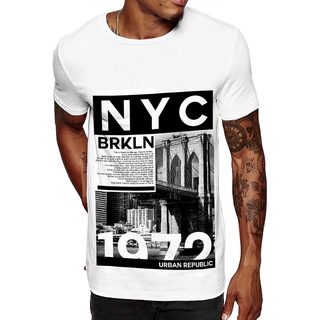 เสื้อยืดวินเทจ100%cotton เสื้อ ยืด ราคา ส่ง Swag Point New York, Brooklyn Vintage Graphic 100% Mens Graphic T Shirts me