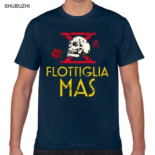 [COD]Lyzh เสื้อยืดลําลอง แขนสั้น พิมพ์ลาย decima flottiglia x mas italian ww2 elite สีขาว สําหรับผู้ชายS-5XL