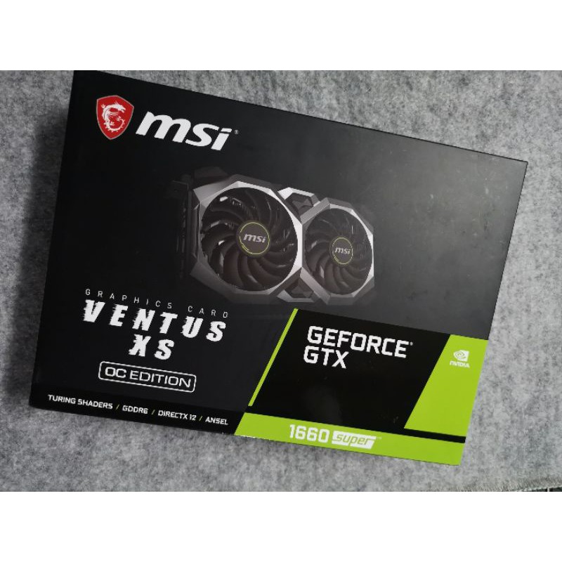 การ์ดจอ พร้อมส่ง MSI GeForce GTX 1660 SUPER VENTUS XS ประกันเหลือ 2 ปี 11 เดือน