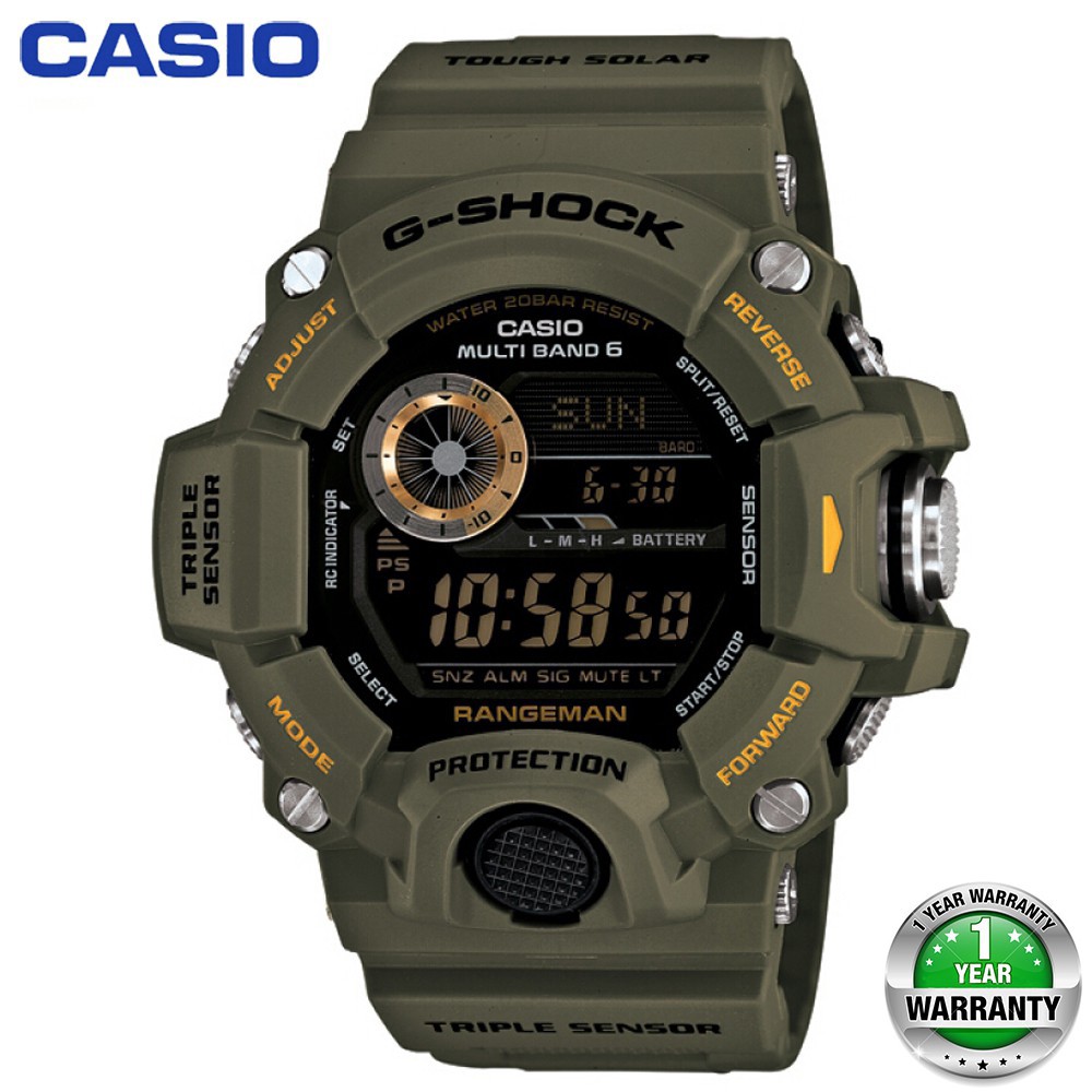 【ขายด่วน Watch Casio G-Shock GW-9400 RANGEMAN นาฬิกาผู้ชายดิจิตอลสปอร์ต
