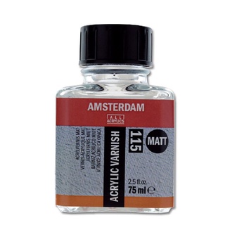 (KTS)Amsterdam acrylic&amp;oil varnish 115 Matt ชนิดน้ำ 75ml.(เคลือบด้าน)