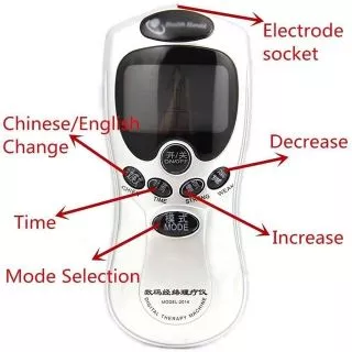 เครื่องกระตุ้นกล้ามเนื้อDigital Therapy Machine หน้า​จอ​มี​ไฟ​LED​(สีขาว)​