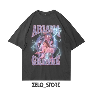 เสื้อยืดโอเวอร์ไซส์Ariana GRANDE RAP TEE VINTAGE TEE TSHIR โอเวอร์ไซซ์S-3XL