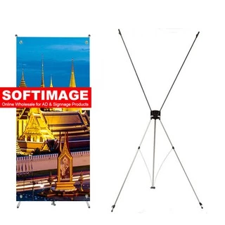 ขาตั้ง ขาตั้งป้าย ป้ายหน้าร้าน ป้ายโฆษาณา x-stand X frame ขาตั้งรูปทรงตัวX ขาตั้งป้ายไวนิล PP เอกซสแตน โครง60X160cm