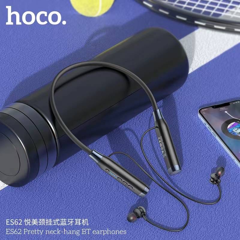 Hoco ES62 Wireless Earphones หูฟังไร้สาย หูฟังบลูทูธสำหรับออกกำลังกาย เสียบเมมได้