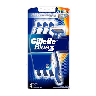 🚚สุดพิเศษ!!✅ Gillette ยิลเลตต์ ด้ามมีด บลูทรี - แพ็ค 4 ด้าม 🚚พร้อมส่ง!! 💨