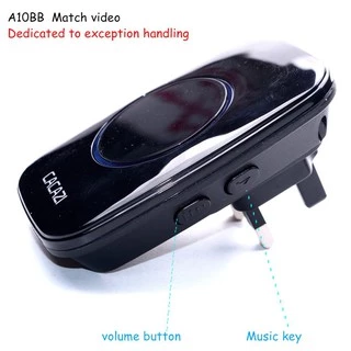 ตัวรีโมท+กริ่ง กริ่งประตูไร้สาย ออดเรียก กันน้ำ Wireless doorbell