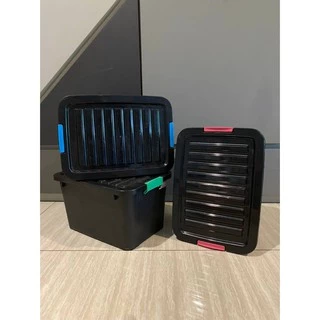 กล่องล็อคพลาสติก 5 ลิตร กล่องใส่ของ กล่องพลาสติก ขนาด 20×28×16 cm