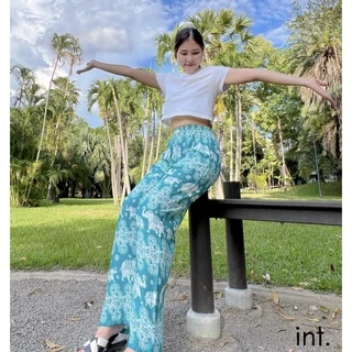 [งานไทย🇹🇭] กางเกงช้าง ขาปล่อย มี 2 กระเป๋า Elephant Pant 🐘 Free Size ใส่สบายไม่ร้อน