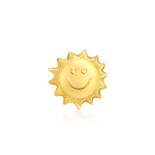 PRIMA ต่างหูทองคำ 99.9% MONO CHIC รูปพระอาทิตย์ (Sun) NG1E4077-SG (จำหน่ายเป็นชิ้น)