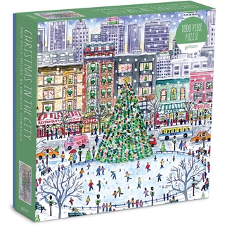 จิ๊กซอว์ Galison - Christmas in the City  1000 piece  (ของแท้  มีสินค้าพร้อมส่ง)