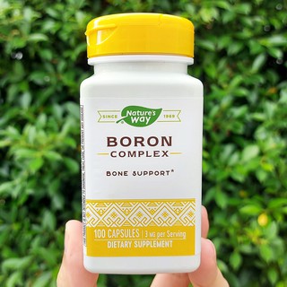 โบรอน Boron Complex 3 mg 100 Capsules (Natures Way®)