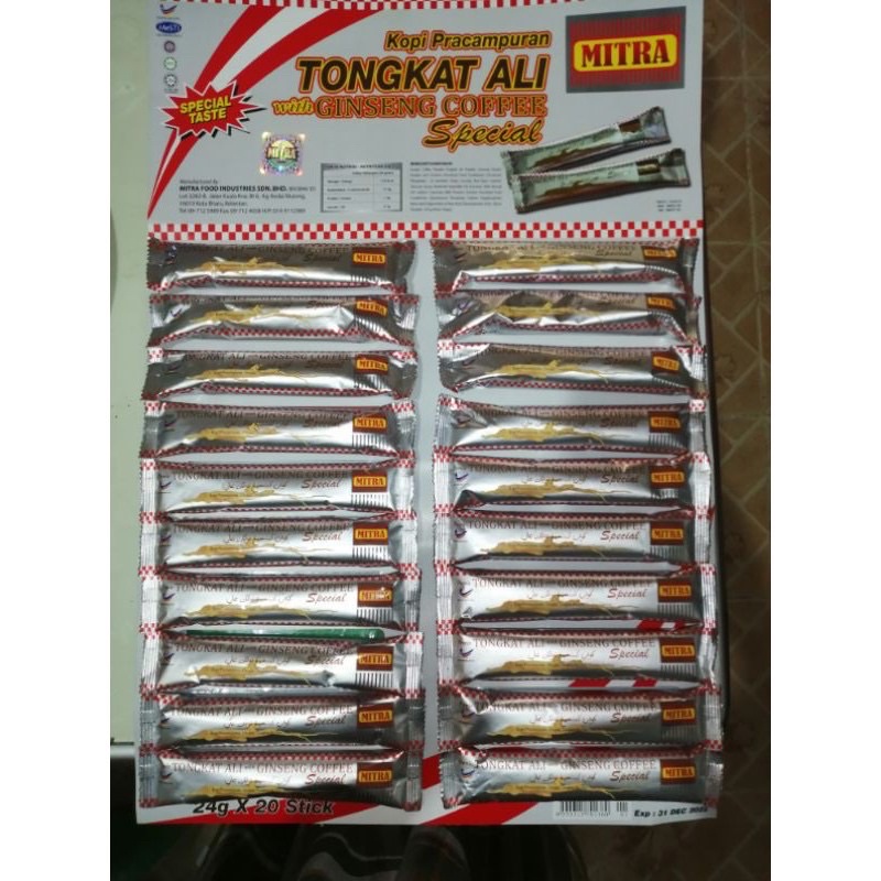 MITRA กาแฟโสม Tongkat ali