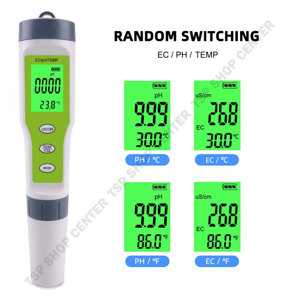 Ph+Ec Meter PRO 3 IN 1 (NEW)