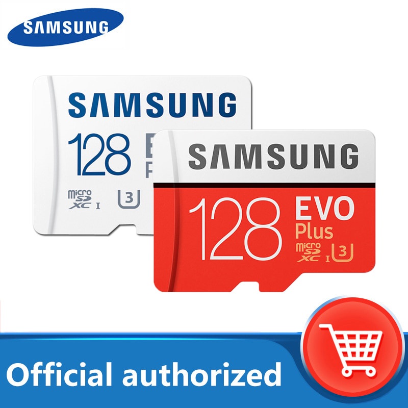 SAMSUNG Micro SD card 128GB Class 10 130MB/s Memory Card EVO+ EVO Plus microSD 512GB 256GB TF Card