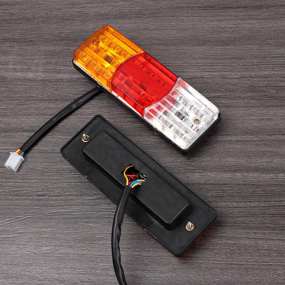 ไฟท้ายรถสามล้อไฟฟ้า 12V/48V/60V สำหรับใช้งานตอนกลางคืน มีระบบเตือนและความสว่างในมุมต่าง ๆ เพื่อความปลอดภัย - รูปที่ 5