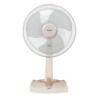 พัดลมตั้งโต๊ะ พัดลมตั้งโต๊ะ 14นิ้ว HATARI HE-T14M3 สีครีม พัดลม เครื่องใช้ไฟฟ้า DESK FAN HATARI HE-T14M3 14” CREAM