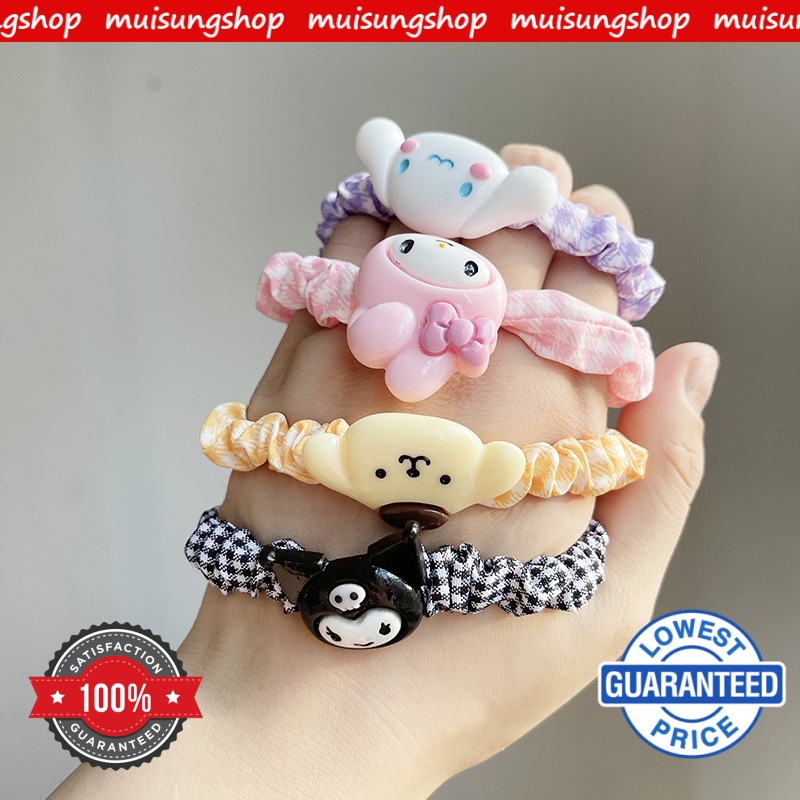ยางรัดผมการ์ตูนSanrio เส้นใหญ่ น่ารัก สุดคุ้ม  ยางมัดผมน่ารัก BY MUISUNGSHOP – โปรปัง