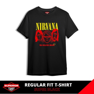 เสื้อยืดคอกลมเสื้อยืด ลาย Nirvana BAND | เสื้อยืด แขนสั้น โลหะ | เสื้อยืด พิมพ์ลาย Nir-11 MusicS-4XL