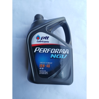 น้ำมันเครื่อง PTT PERFORMA NGV 10W-40 ปตท 4ลิตร