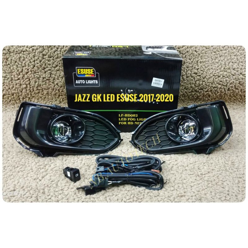 ไฟตัดหมอก JAZZ สปอร์ตไลท์ jazz gk led 2017 2018 2019 2020 งานไต้หวัน esuse ฮอนด้าแจ๊ส foglamp sportl
