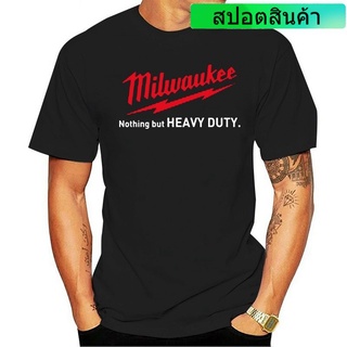 ใหม่ เสื้อยืดลําลอง แขนสั้น คอกลม พิมพ์ลาย Milwaukee M18 2022