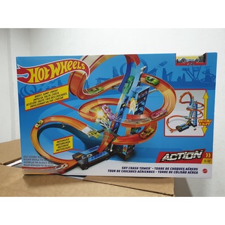 Hot Wheels Sky Crash Tower Track Set รางรถฮอทวีล